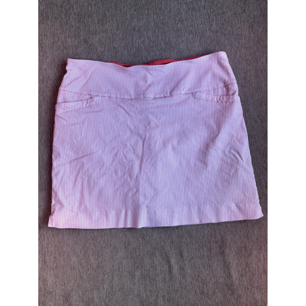 S.C. & CO. Pink White Geometric Skort XL Active Golf Tennis Skirt with Shorts
